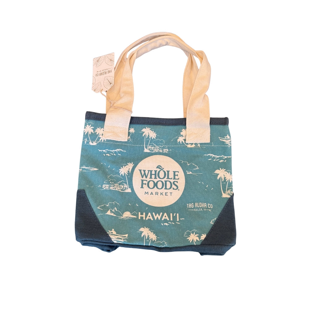 WHOLE FOODS トート S Blue