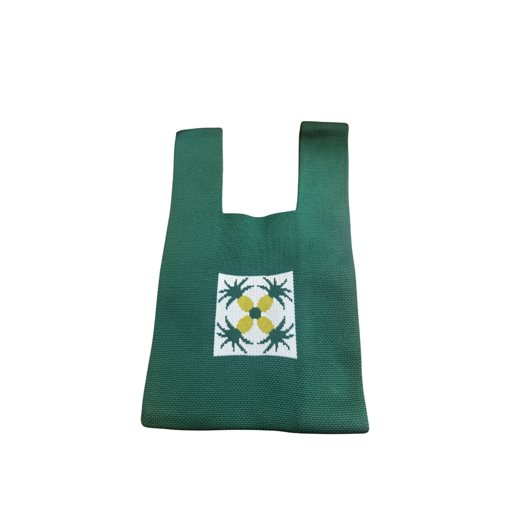 Dean and Deluca ニットバッグ Green