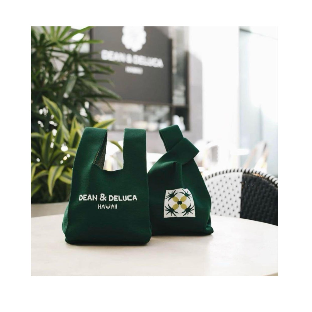 Dean and Deluca ニットバッグ Green