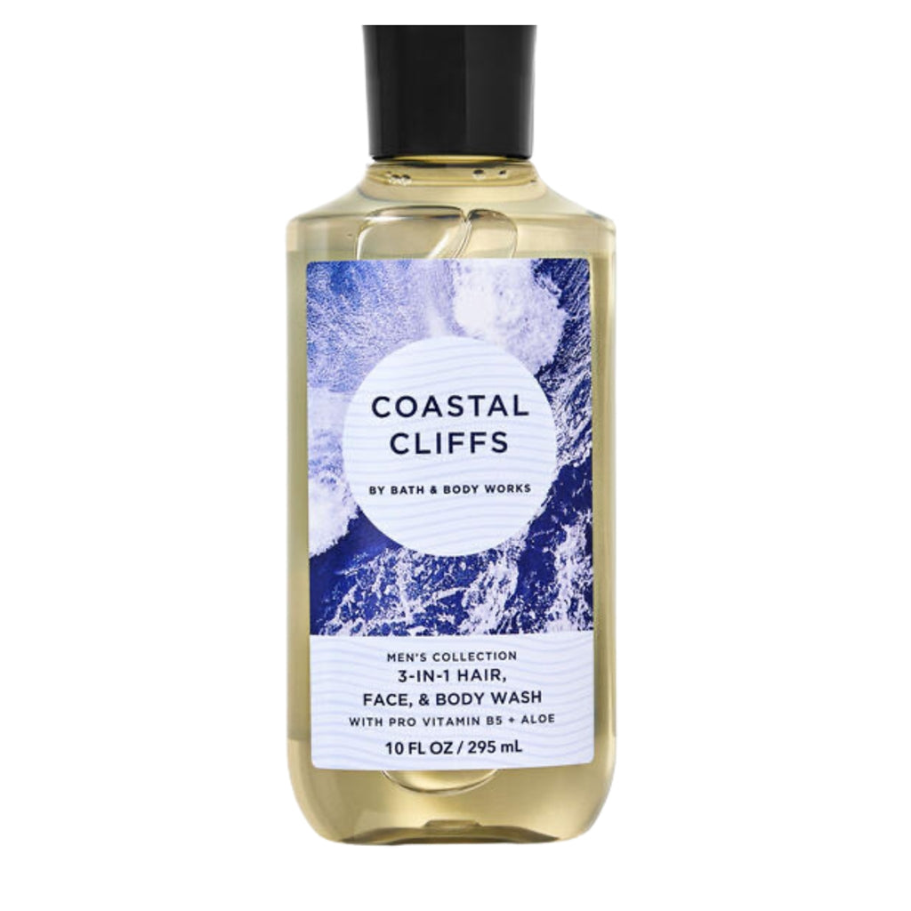 Mens 3-in-1 ヘア・フェイス・ボディウォッシュ"Coastal Cliffs"