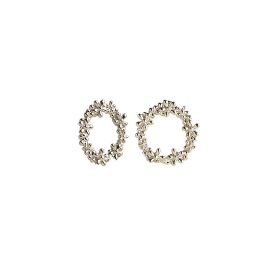 ピアス フラワーサークル(シルバー)