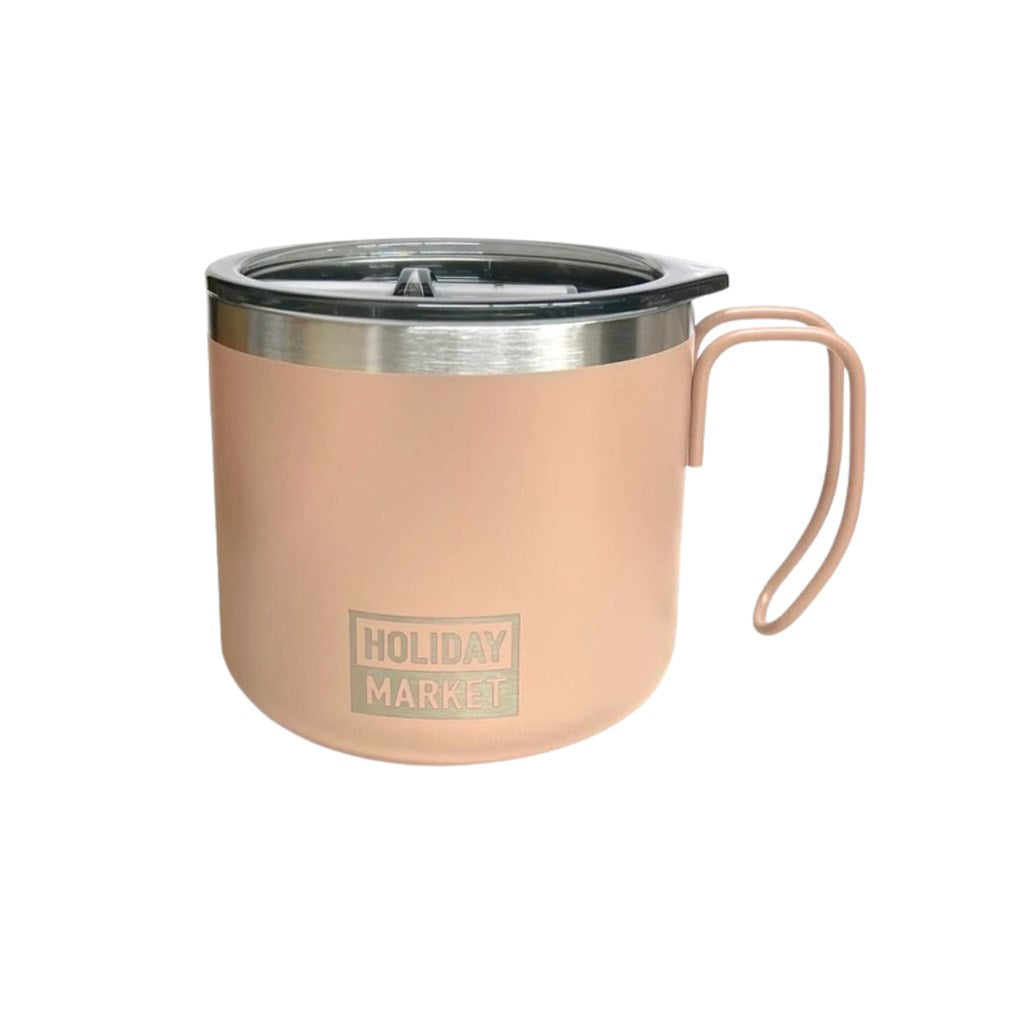 Stainless steel mug BEIGE
