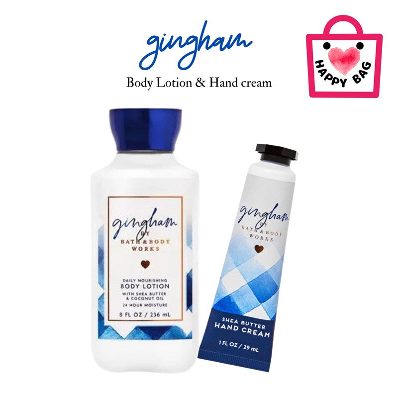Happy Bag ギンガムセットA"Gingham Body lotion""Gingham Hand cream"