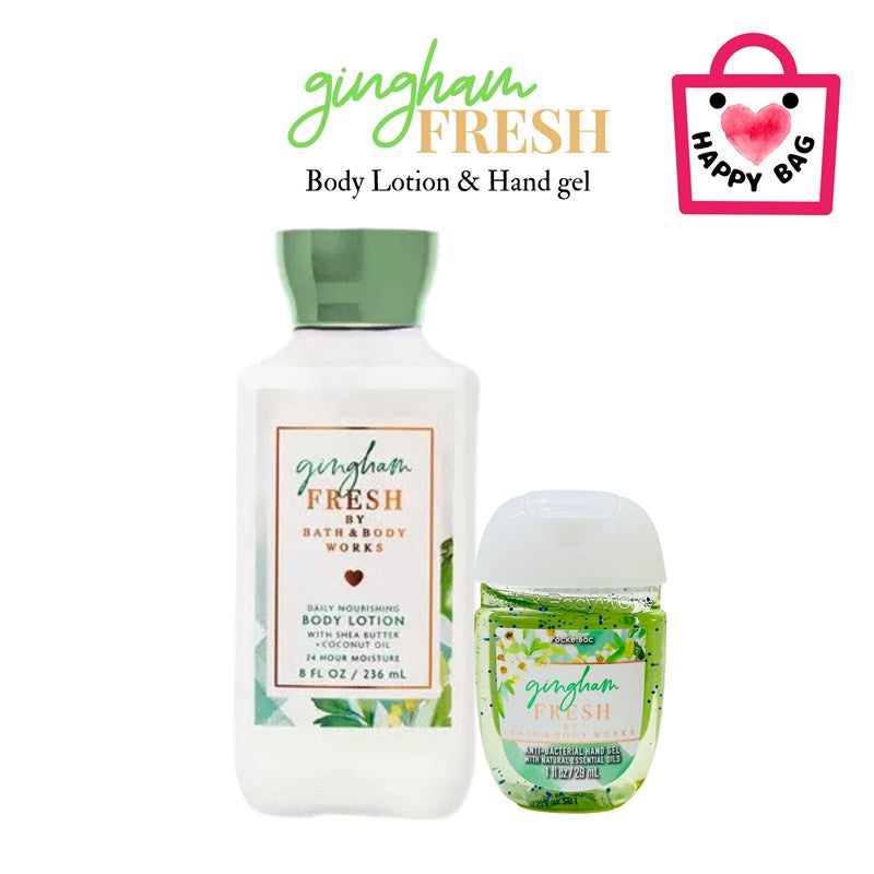 Happy Bag ギンガムセットC"Gingham Fresh Body lotioin""Gingham Fresh Hand Sanitizer"