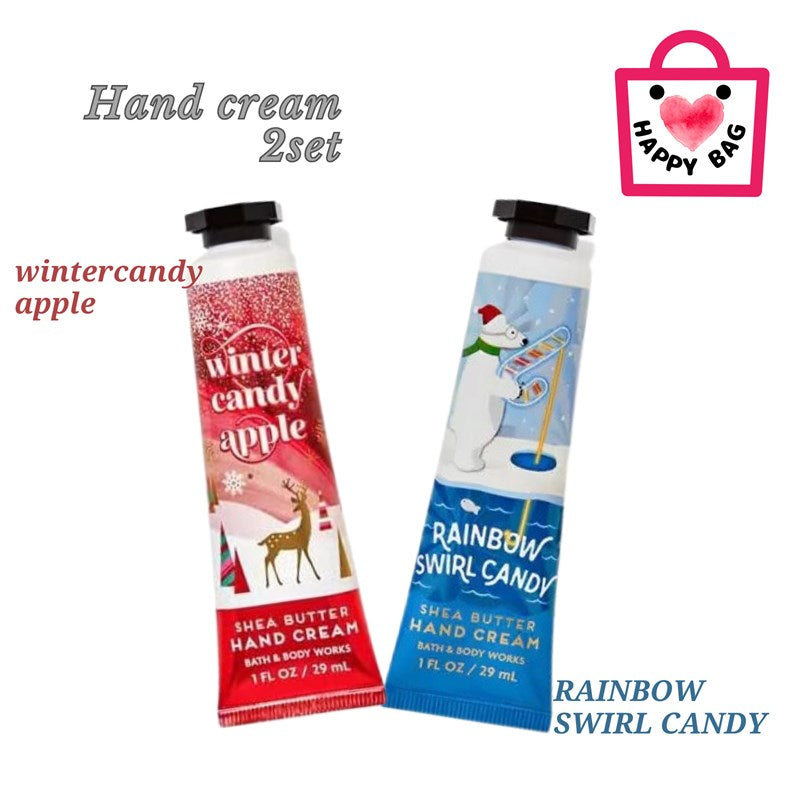 Happy Bag ハンドクリームセットB"Rainbow Swirl Candy""Winter Candy Apple"