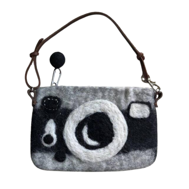 Felt Wool Camera Pouch