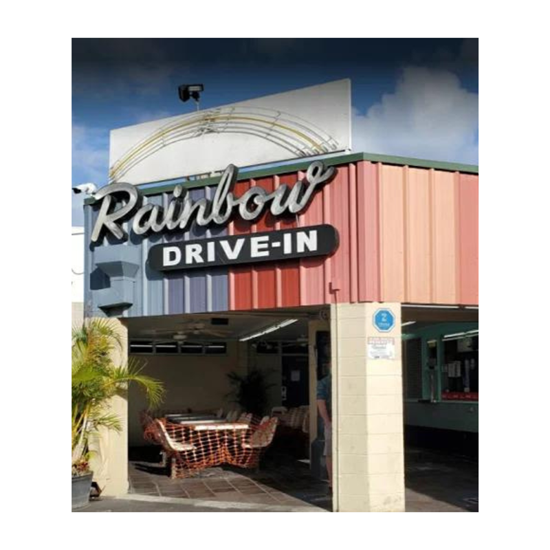 Rainbow Drive-In Coin Purse