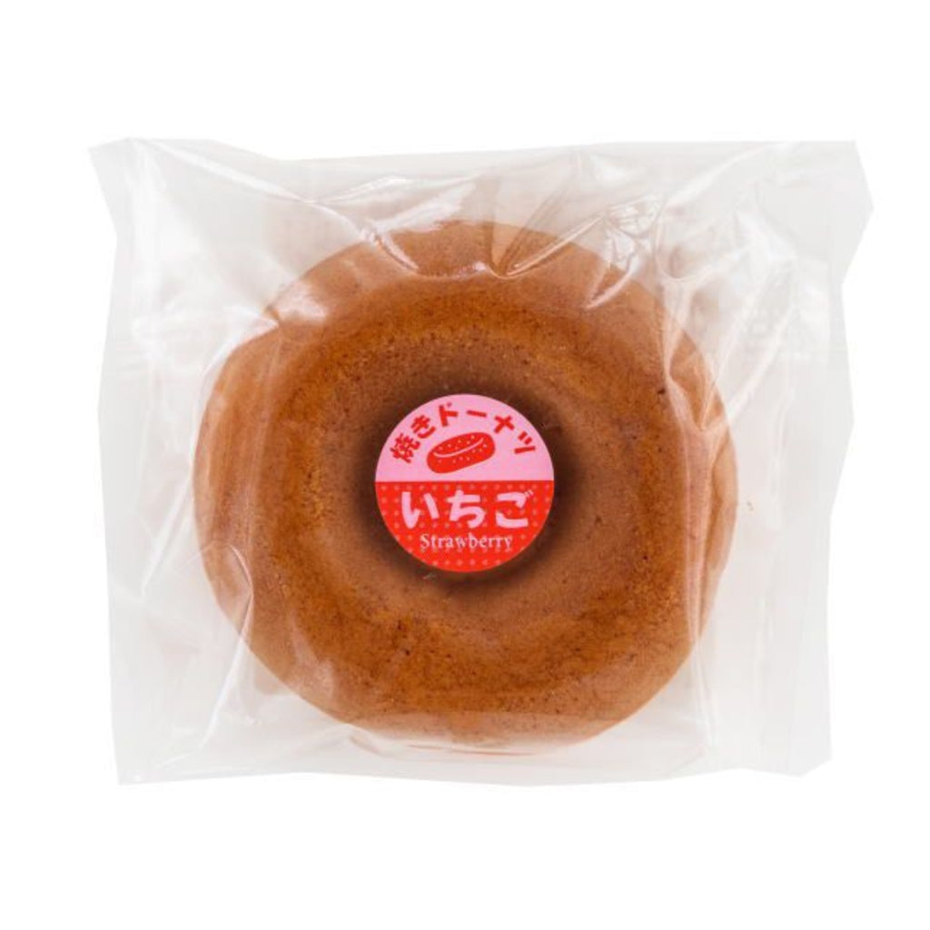 Baked donuts strawberry