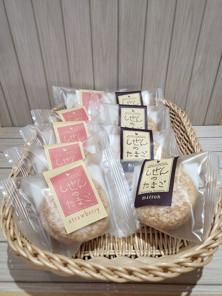 しぜんのたまご(ダックワーズ) ストロベリー