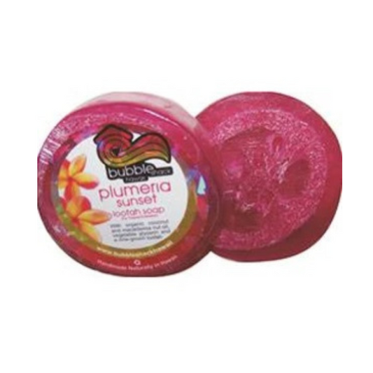 Loofa Soap Plumeria Sunset