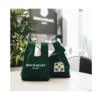 Dean and Deluca ニットバッグ　Green