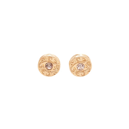 Stud Stone Earrings "GOLD"