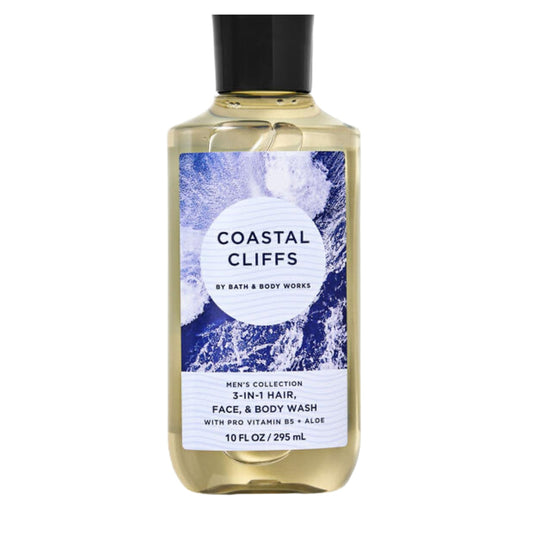 Mens 3-in-1 ヘア・フェイス・ボディウォッシュ"Coastal Cliffs"