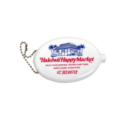 Haleiwa Rubber Coin Case White