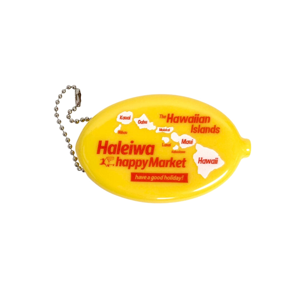 Haleiwa Rubber Coin Case Yellow