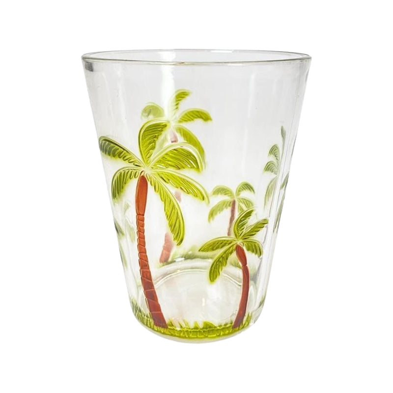 Palm pattern tumbler