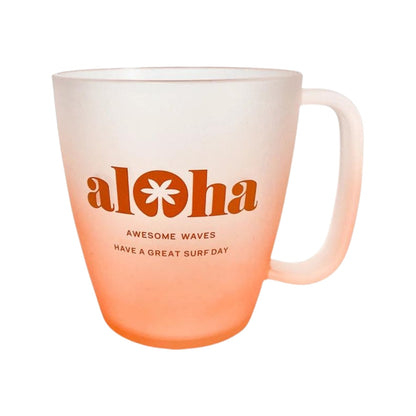 Acrylic Frosted Gradient Mug, Orange