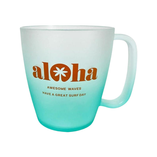 Acrylic Frosted Gradient Mug Green