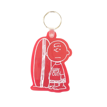 Charlie Brown Shape Keychain"Red"