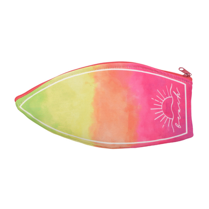 Surfboard pouch, violet x lime