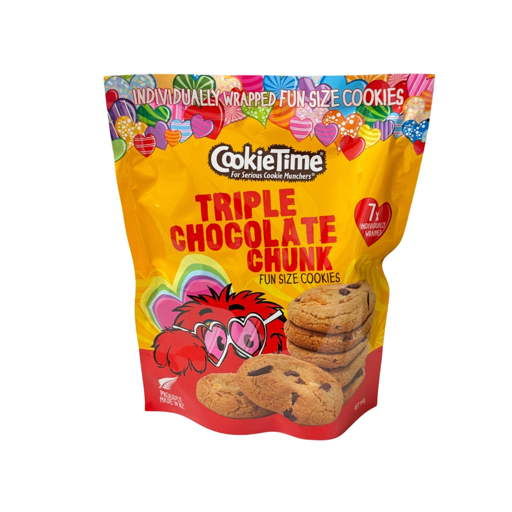 Cookie Time 7 Pouch Love Triple Chocolate Cookie Pack