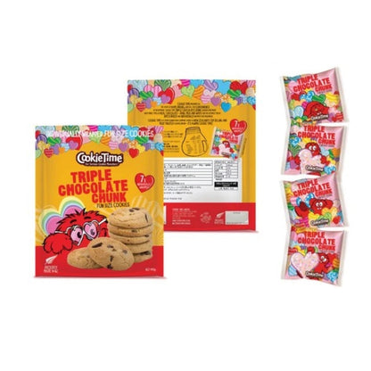 Cookie Time 7 Pouch Love Triple Chocolate Cookie Pack