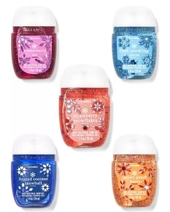 Hand Sanitizer "Snow Beautiful" 5-piece set Antibacterial hand gel