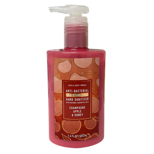 Moisturizing Hand Sanitizer "Champagne Apple and Honey" Antibacterial Hand Gel