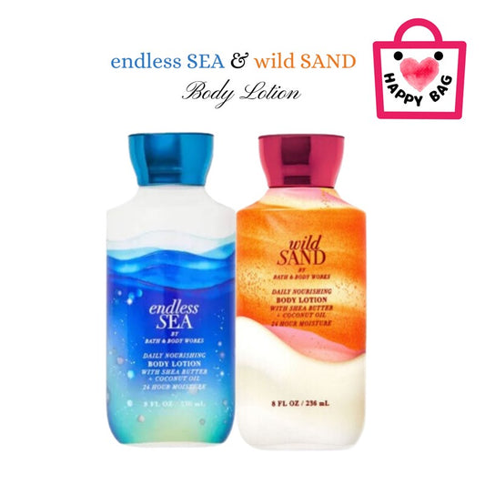 Happy Bag Body Lotion Set A "Endless Sea" "Wild Sand"