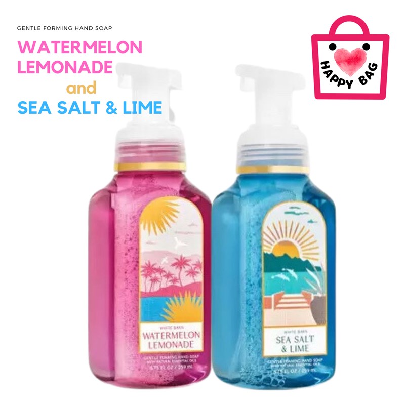 Happy Bag Hand Soap Set A "Watermelon Lemonade" "Sea salt &amp; lime"