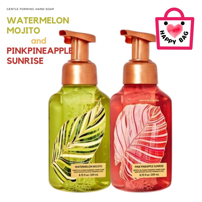 Happy Bag Hand Soap Set C "Watermelon mojito" "Pink Pineapple Sunrise"