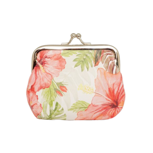 Purse Hibiscus Coin Case