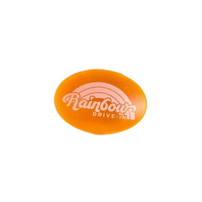 Rainbow Drive-In Pill Case Orange