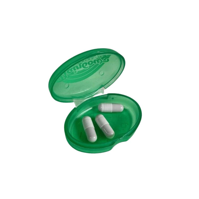 Rainbow Drive-In Pill Case, Green