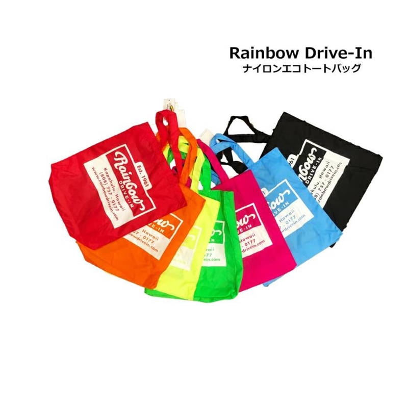 Rainbow Drive-In　ナイロントートバッグ オレンジ